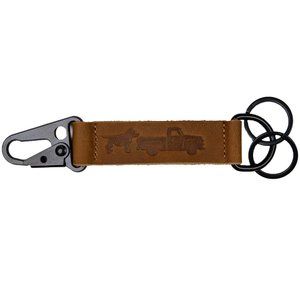 Simply Southern Men's Leather Key Clip-NWT